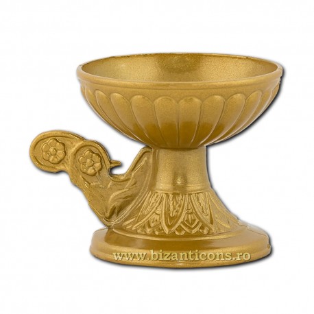 Catuie thereof without the lid on the small 7.5 cm - gold