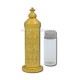 VAS pt Santul si MARELE MIR cilindru metal + sticla - aurit D 100-214Au 5/set