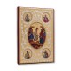 Evanghelie aurita si argintata - pietre albe - icoane AS102-167