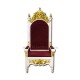 Καρέκλα-Ιεραρχική-ξύλο - λευκό-χρυσό-Z 184-21