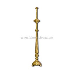 Candle holders-brass - medium-a Z 191-21