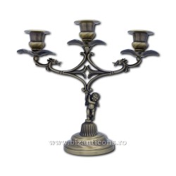 Candle holders 3 arms with an angel