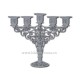 Candlestick 5 arms silver - and - rhinestones
