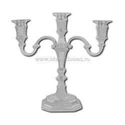 Candlestick, silver - 3 arms