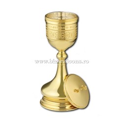 The chalice holy communion with a threaded rod - plated AT 103-81