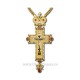 CRUCE Stavrofor Bronz aurit - email AT 140-22
