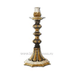 Will a meal - plated with gold-and silver - acanthus - large AT 121-79