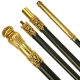 Μπαστούνι-χρυσός που καλύπτεται - lucent κυβικό zirconia ΣΤΟ 135-22