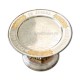 Disc base. - gold and silver - acanthus AT 323-12