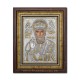 The icon with silvered - St. Nicholas 36x44cm K700-009