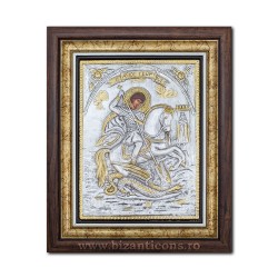 The icon with silvered - St. George 36x44cm K700-010