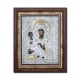 The icon with silvered our lady of 3 Hand - Trihirussa 36x44cm K700-029
