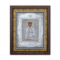 Το εικονίδιο με το ασημωμένο - το Άγιο Αρχιδιάκονος Στέφαν, 36x44cm K700-158
