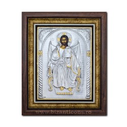 The icon with silvered - the Messiah on the throne - the Emperor 36x44cm K700-402