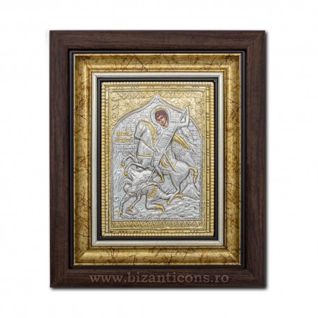 The ICON of the frame Ag925 of ST. Demetrius 27x32 K701-014