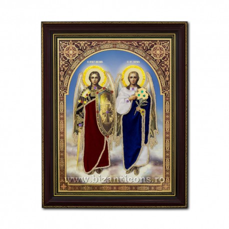 The icon of the garment - frame 30x40 Sf Mihail si Gavril IT34-033