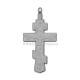 100-11Ag груди Крест, Россия, с Серебряной - 6,5x12 100/коробка