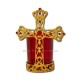 The 120-60Au lamp metal + cross, - have a glass of red, 40/pack