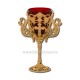 120-61Au светильник стола ангелы - установлено золотое изваяние на 18 см, 24/коробка