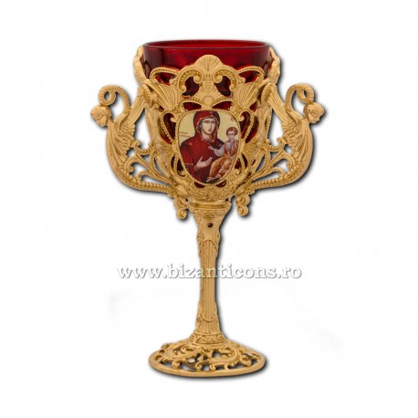 The 120-61Au the candle of the mass of the angels - gold, 18 cm, 24/box