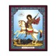 1852-010 Икона русской плиты мдф, 10x12 Святого Георгия