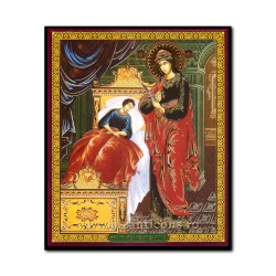 1852-726 the Icon of the Russian mdf, 10x12, MD the Healer
