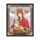 1856-732 the Icon of the Russian fiberboard 15x18, MD breastfeeding Jesus