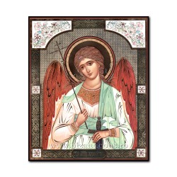 1861-172 Икона русской плиты мдф, 20x24 Святого Ангела