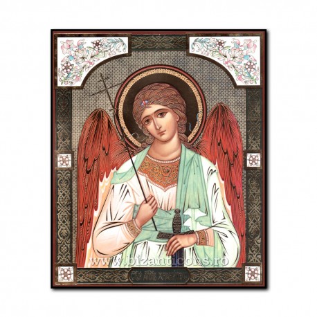 1861-172 Икона русской плиты мдф, 20x24 Святого Ангела