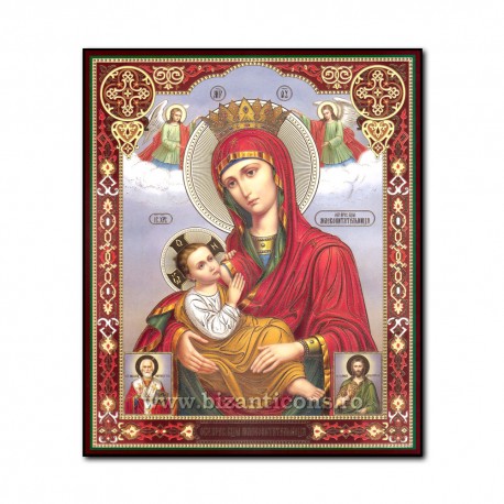 1861-732 the Icon of the Russian fiberboard 20x24 MD-breastfeeding Jesus