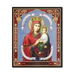 1861-734 Икона русской плиты мдф, 20x24 MD Спасения грешники