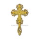 CROSS-wise to do so. gold - large - floral - 29,5 cm D-101-13Au
