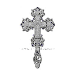 CROSS-wise to do so. silvered - large - floral - 29,5 cm D-101-13Ag