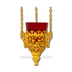 The 120-55AuR the lamp chain-golden - red rock - trafor 40/box