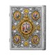 GOSPEL with 925 sterling silver + gold plated + med ceramic M102-89Ag925