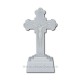 41-6-cross of plastic with the lamp 18 inch - white-with led, 120/box