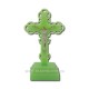 The cross in the plastic with a light - phosphor - 18,5 cm.