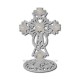 6-82Ag cross metal silver + rhinestones 72/box