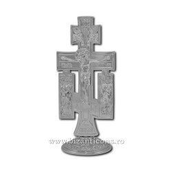 6-141Ag cross-metal base - silver for 13 inch 100/box