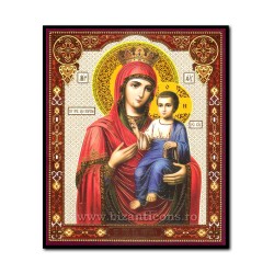 Icon on wood, Mother of God First - the Concierge 10x12 cm.