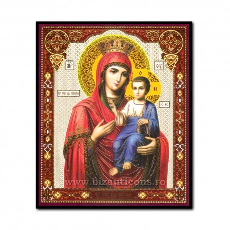 Icon on wood, Mother of God First - the Concierge 10x12 cm. Icon on wood, Mother of God First - the Concierge 10x12 cm.