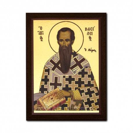 1830-126 Икона на золотом фоне с 19,5x26,5 - я Св. петра. Василий