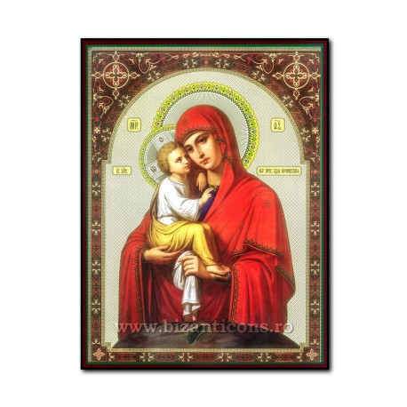Icon on wood, Mother of God Poceaev 30x40 cm.