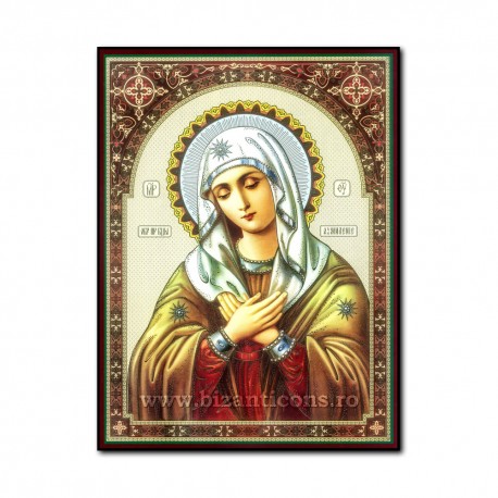 Icon on wood, Mother of God Umilenie 30x40 cm.