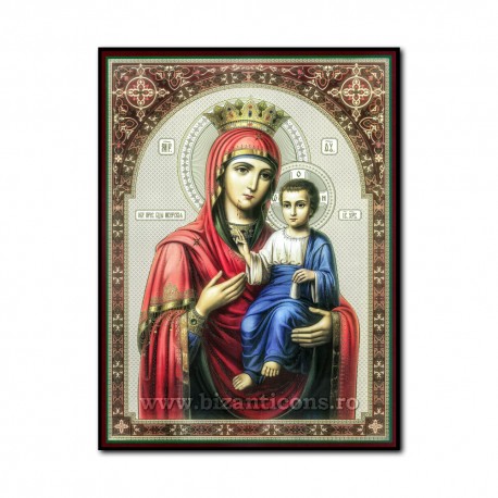 Εικονίδιο πάνω σε ξύλο, Μητέρα του Θεού, Πρώτα - ο Θυρωρός 30x40 cm.