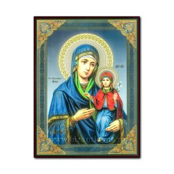 Icon on wood of St. anne 30x40 cm.