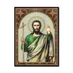 Icon on wood of Saint John the Baptist 30x40 cm.