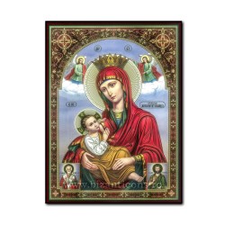 Icon on wood - virgin mary breastfeeding Jesus, 30x40 cm.