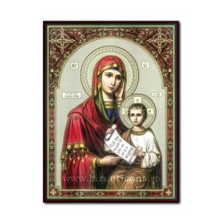 Εικονίδιο πάνω σε ξύλο, Μητέρα του Θεού Κρατά intristarile μας, 30x40 cm.