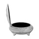52-200Ag cutie metal rotunda - argintie 7,5x3,5 96/bax